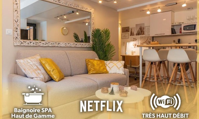 La Vabre Apartamento | Le Bohème - Spa/Netflix/Wifi Fibre - Séjour Lozère