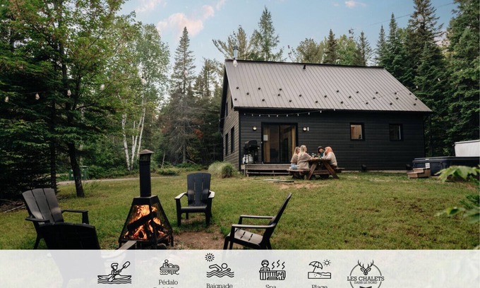 Sainte-Lucie-des-Laurentides Casa | Le2089 - Spa and beach - Chalets in the north of France