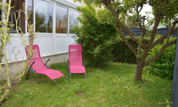 Luc-sur-Mer Casa | Le Caprice de la mer - Maison Avec Véranda, Jardin