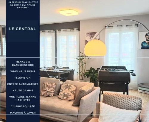 Beauvais Apartamento | Le Central - Vue Place Jeanne Hachette