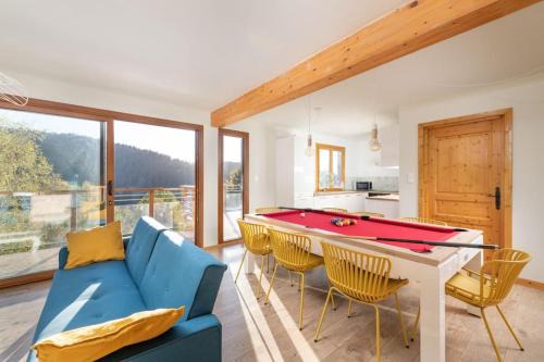 Le Grand Valtin Chalet De Esquí | Le Cerf, chalet cocooning avec piscine et billard