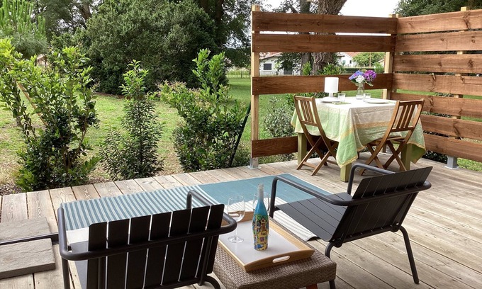 Saint-Julien-en-Born Chalet De Esquí | Le Chalet Kbaia Océan et Calme
