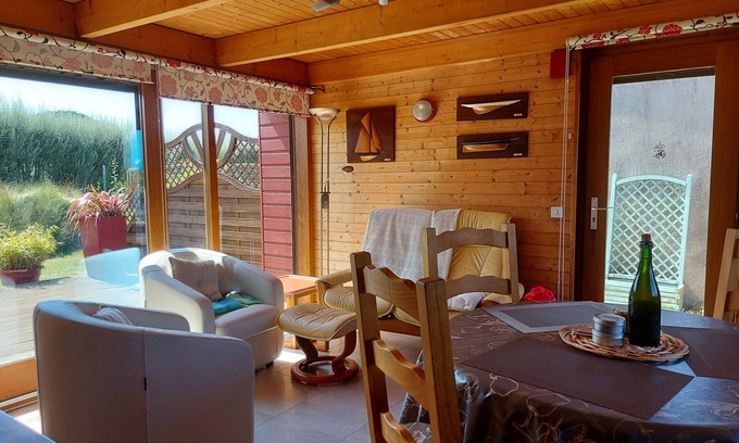 Plouguerneau Chalet De Esquí | Le chalet sur la dune - Just by the sea, a cosy house