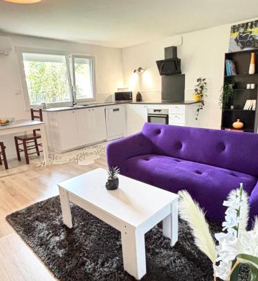 Flourens Apartamento | Le Charmant T3 avec Jardin Privé