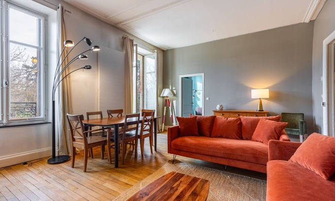 Nancy City Centre Apartamento | Le Chic d'Adam - À côté du parc de la Pépinière