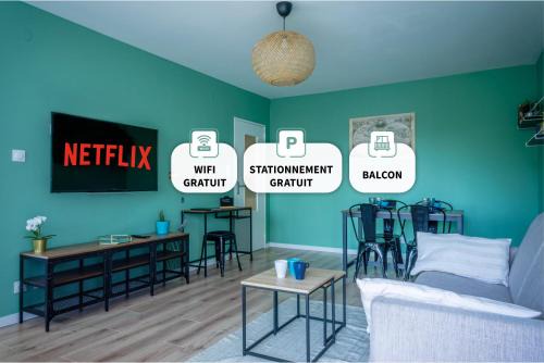 Devant-les-Ponts Apartamento | Le Colibri - Stationnement gratuit - Balcon - Jusqu'à 4 personnes