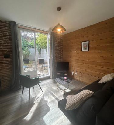 Grisolles Apartamento | Le cosy Balat Biel RDC jardin spacieux