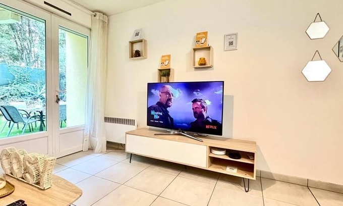 Alco Apartamento | Le Cosy Clim Jardin Parking Privé Tram 20min Plage