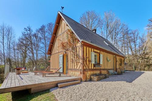 Tourville-en-Auge Casa | Le Cottage de la Fontaine Ruante - Grand Jardin