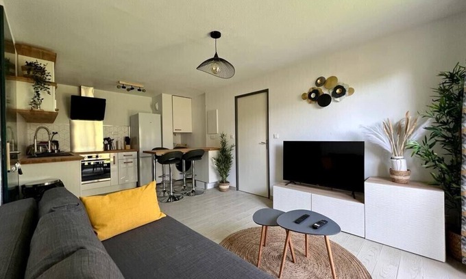 Toulouse North Apartamento | Le Cozen - 4p - Jardin & parking proche centre