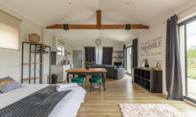 Ondes Apartamento | LE CRESPYS - Studio moderne, 30min Toulouse et Montauban, cadre champêtre