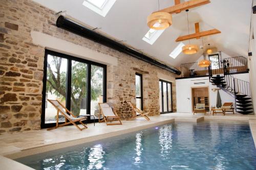Saint-Evarzec Apartamento | LE DOMAINE DE SOANI - Piscine intérieure, Jacuzzis & Sauna ADULT ONLY