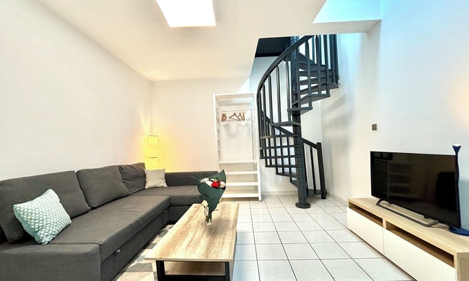 Nancy City Centre Apartamento | Le Duplex des Dominicains - Hyper Centre - Proche Place Stanislas - 44m2