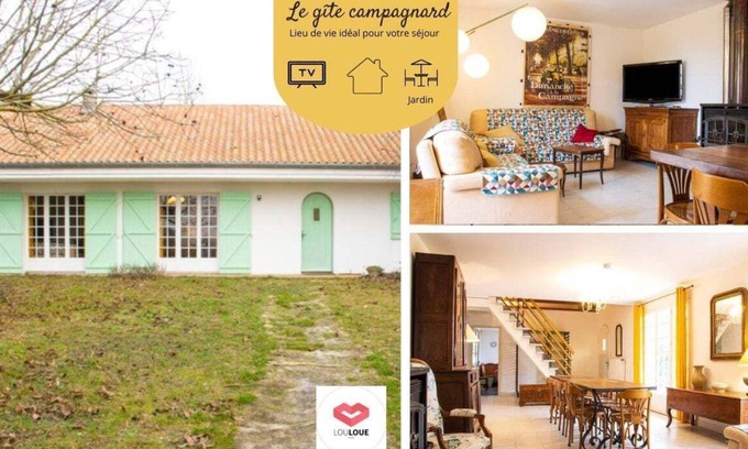 Migne-Auxances Casa | Le gîte campagnard à 10 min de Poitiers