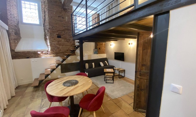 Capitole Apartamento | La Romance - Loft Ancien au coeur de Toulouse