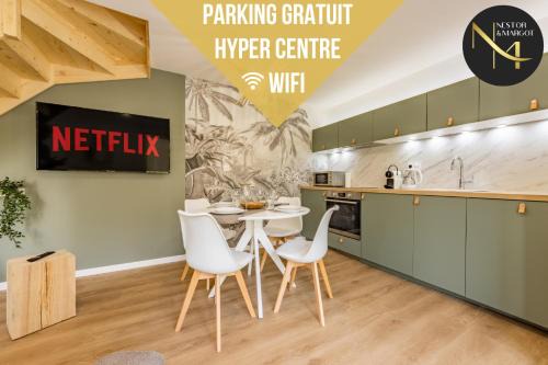 Auterive Apartamento | Le Green Duplex - Clim - Parking - Netflix - Nestor & Margot