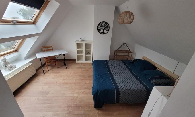 Pontchateau Cama Y Desayuno | Le jardin de lumière -chambre2