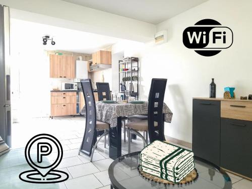 Champcevinel Apartamento | Le Jardin des Mazades - Cosy T2 - Parking - Wifi Fibre Gratuit