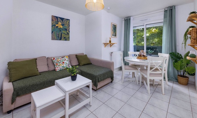 Aiguerelles Apartamento | Le Jardin du Lez - Port Marianne - Rives Du Lez