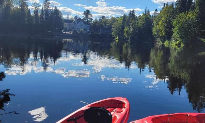 Mauricie Chalet De Esquí | Le Jasmin chalet complet Rivière Kayak Nature