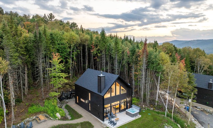 Saint Come Chalet De Esquí | Le JEM Saint-Côme | Hot Tub | Panoramic view