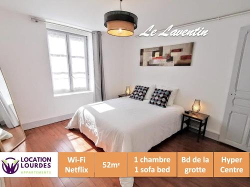 Lourdes Apartamento | Le Laventin - 52m2 - Boulevard de la Grotte - Hyper Centre