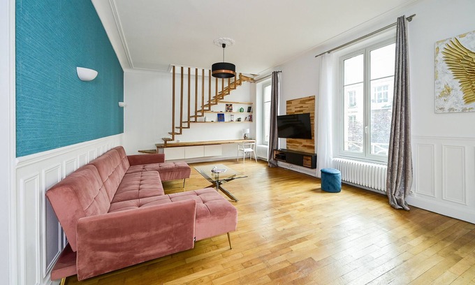 Poincare - Foch - Anatole France - Croix de Bourgogne Apartamento | Le Loft d'Anatole - Duplex de 125 m²