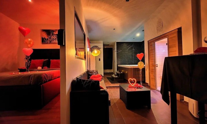 Lens Apartamento | Le Loft Lens : Jacuzzi - sauna - hammam