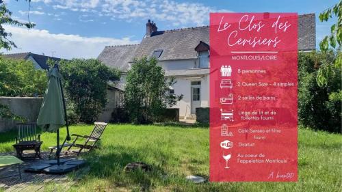 Montlouis-sur-Loire Casa | Le Logis des Cerisiers