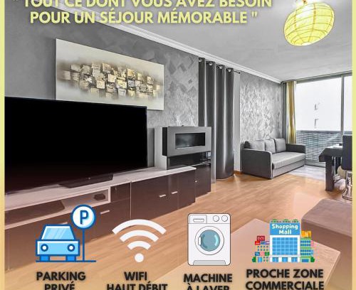 Bellevue Apartamento | Le Lumineux - Proche centre-ville et Atlantis