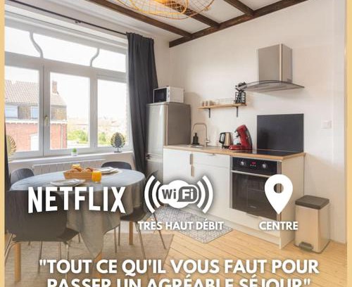 Valenciennes Apartamento | LE LUXUEUX - Netflix I WIFI I CENTRE - Design & Cosy