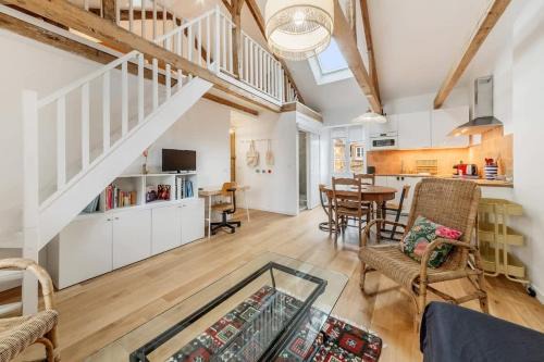 La Marne Apartamento | Le Macareux, joli duplex, 15 min Intra-Muros