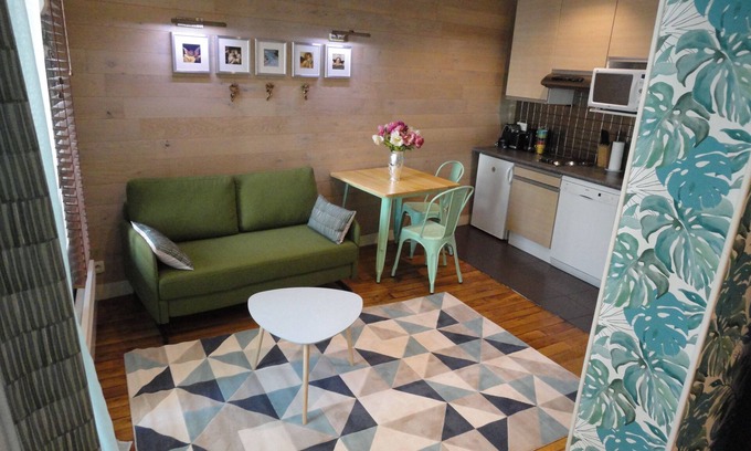 Saint-Gervais Apartamento | Le Marais Prestigioso Gran Apt, Balcón, AIRE ACONDICIONADO.