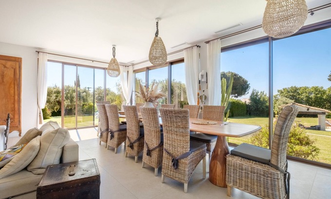 La Gaude Villa | Le Mas des Serens: Un remanso de paz con una vista panorámica excepcional.
