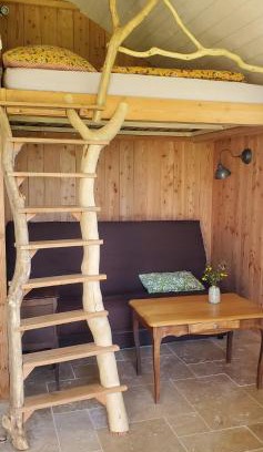 Rostrenen Casa | Le Merle Moqueur, maisonnette en bois, Les kabanes en Kreiz Breizh