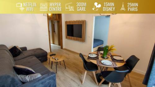 Meaux Apartamento | Le Moulin Dort Hyper Centre Gare Disney