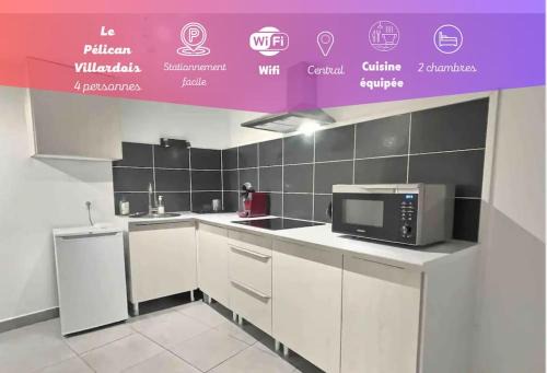 Villars-les-Dombes Apartamento | Le Pélican Villardois - 2 chambres - centre