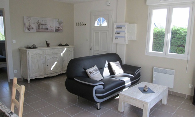 Pleherel-Plage-Vieux-Bourg Casa | "Le P'tit Galet" new house for 2/4 people, on one level, 450m from the sea, Wifi