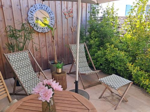 Biscarrosse Apartamento | Le Patio du bourg - Studio entre lac et océan