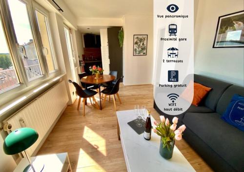 Sarrebourg Apartamento | Le Perchoir-WIFI-Face à la Gare-Terrasses-Proche tous commerces