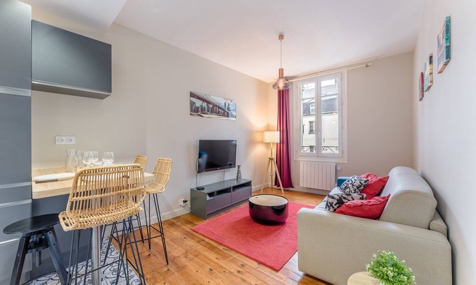 Decre-Cathedrale Apartamento | Le Petit Bacchus - au cœur de Nantes