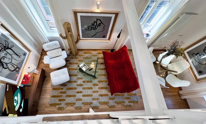 Honfleur Apartamento | Le Petit Loft du 10Honfleur, bright with nice view, dog allowed
