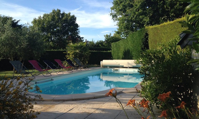 La Bohalle Casa | Le Pivoine - 3 graneros rurales restaurados con piscina climatizada en el valle del Loira