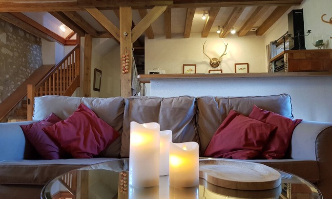 Neuille Cabaña | Casa rural "Le Pressoir" en el parque del castillo