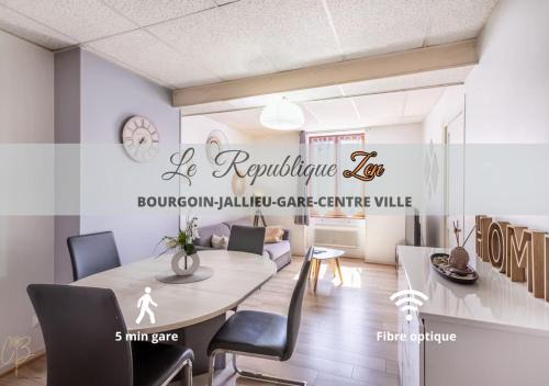 Bourgoin-Jallieu Apartamento | Le République-Gare-Centre ville