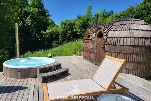 Gonneville-sur-Honfleur Casa | Le refuge Balte 4 - Nordic Spa with Wood Fire - Unique Experience