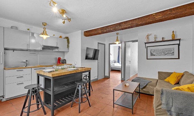 Carmes Apartamento | LE REGANS - Charmant appartement en tomette