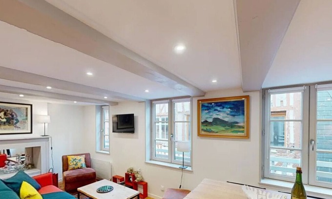 Honfleur Apartamento | Le Repère de Popeye | Bonito apartamento | Honfleur | 4 personas