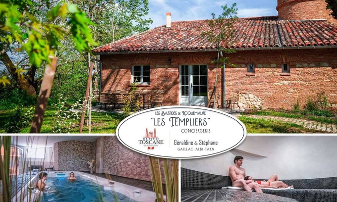 Roquemaure Casa | Le Templier - Swim spa - Hamman - Sauna - 14 pers