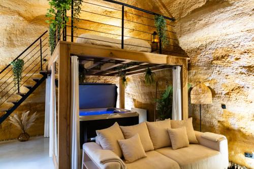 Doue-la-Fontaine Apartamento | Le temps suspendu, Nuit sous la roche & jacuzzi